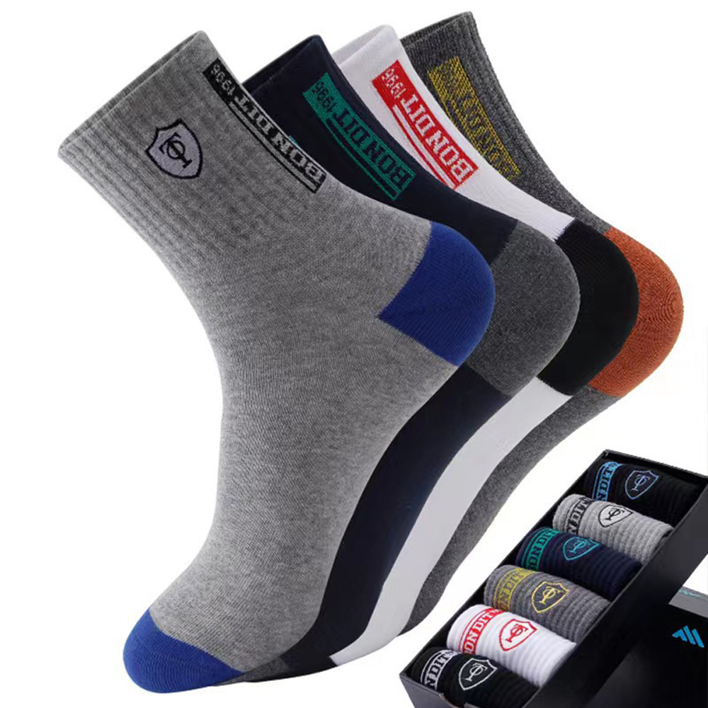 Cotton Crew Sock Pack - Men's 5/10-Pack Premium Thermal Crew Socks