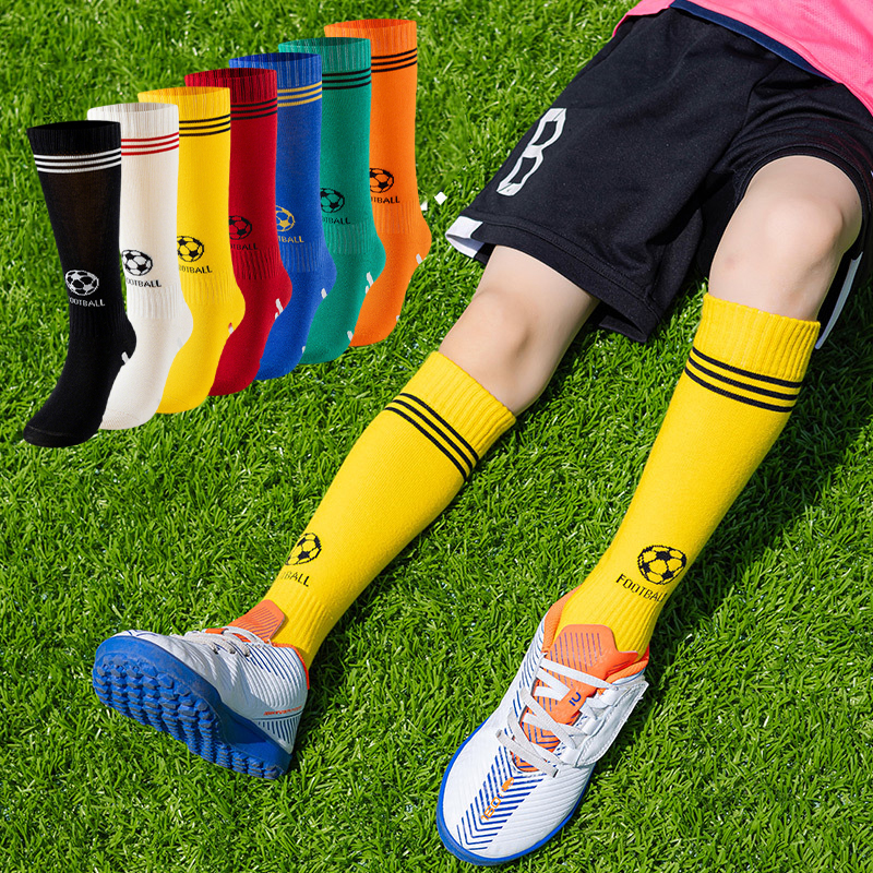 Ankle Brace Sock - Kids Football Socks High Tube Breathable