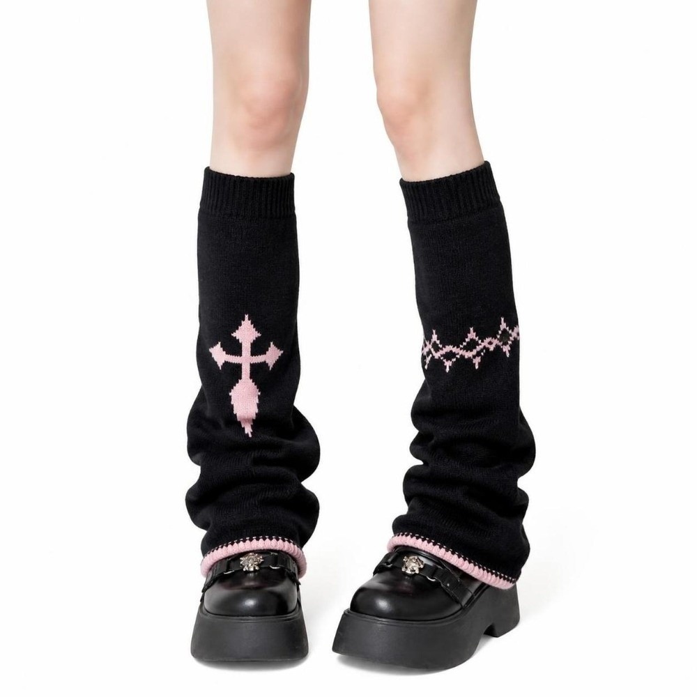 Boot Sock Slouchy - Alt Style Asymmetric Knit Leg Warmers