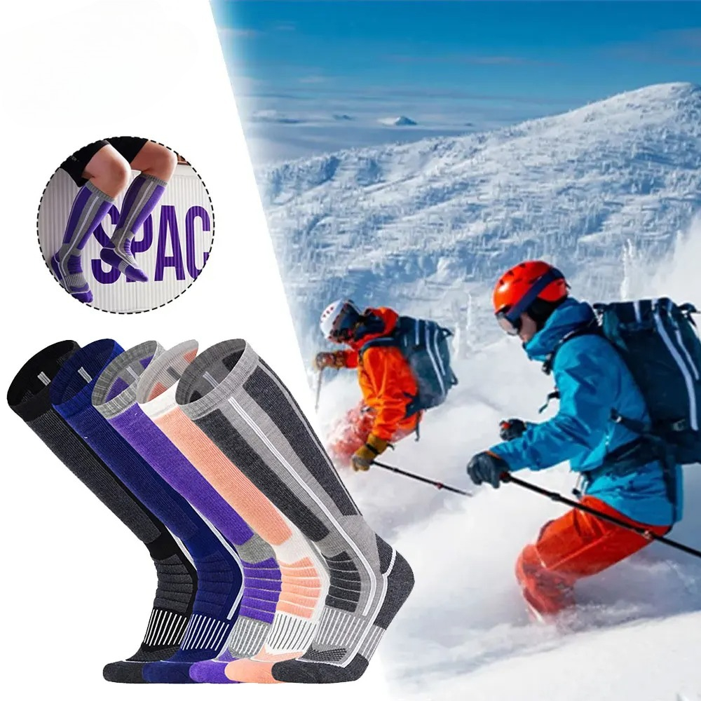 Wool Hiking Sock - 1 Pair Merino Wool Thermal Socks