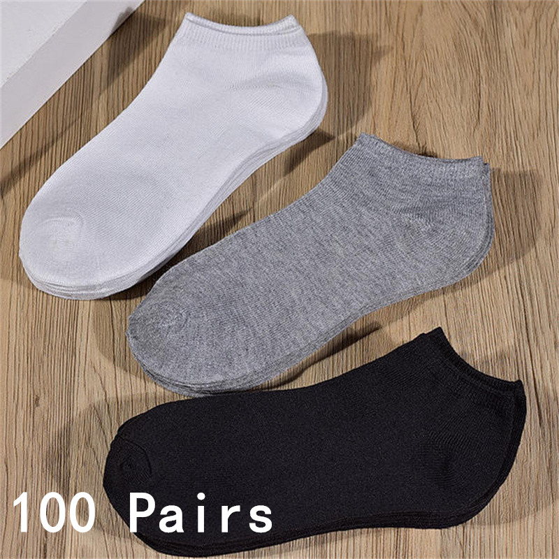 Ankle Sock Low Cut - Wholesale 50/100 Pairs Invisible Low Cut