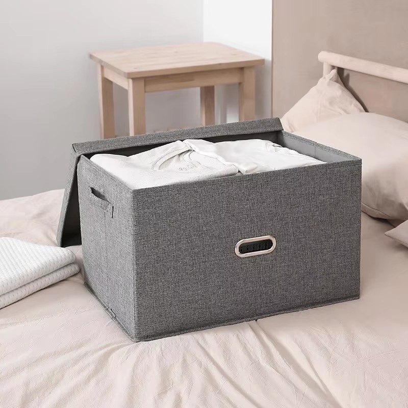 Sock Organizer Tray - Storage Box Foldable Fabric Garment Pants