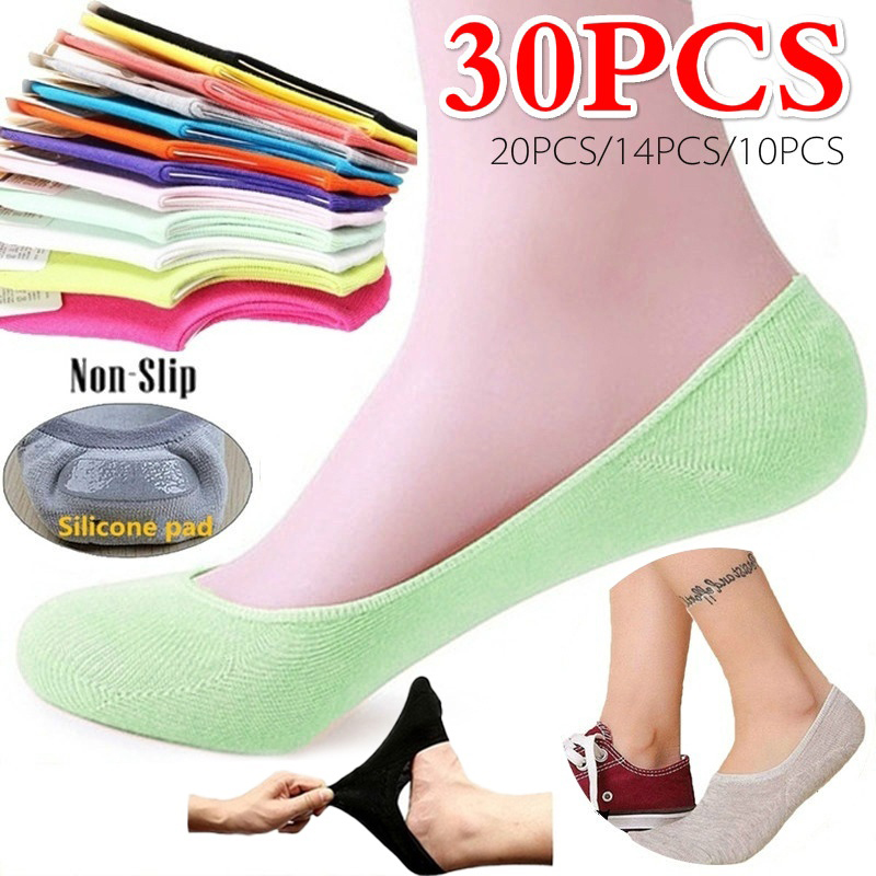 Invisibility Sock Loafer - 5 Đôi 10 Chiếc Vớ Nữ