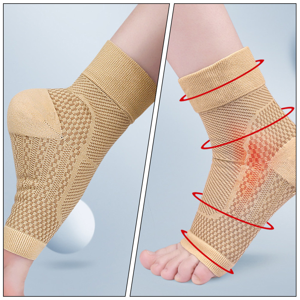 Ankle Brace Sock - 1Pair Ankle Compression Sleeve Support Socks