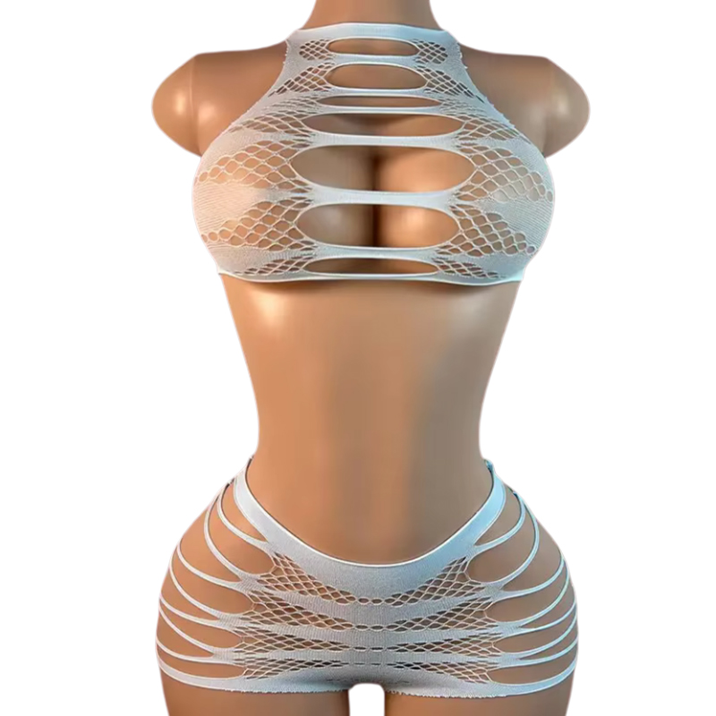Fishnet Stocking Women - Sexy Lingerie +Panties Hollow Women's Underwear