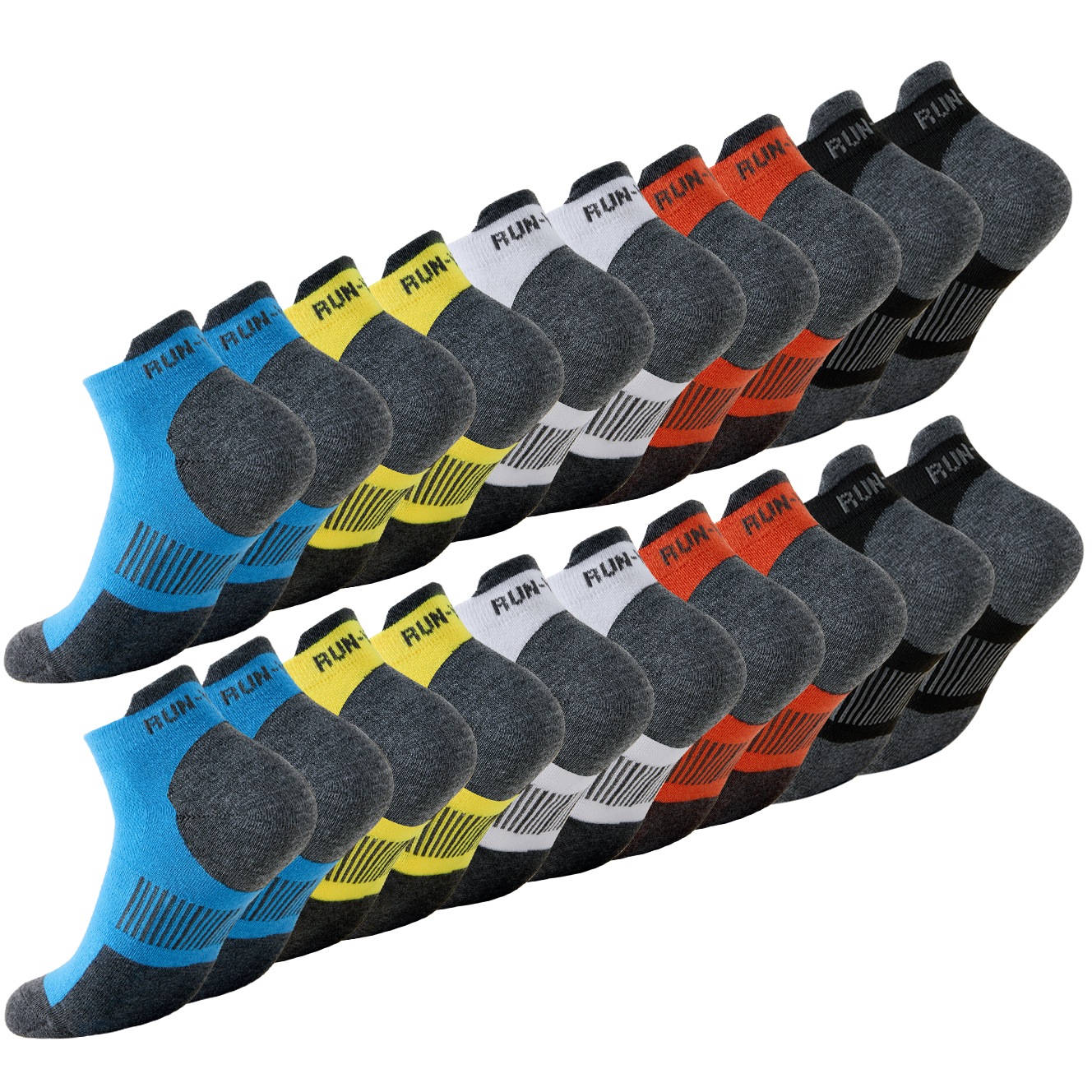 Ankle Sock Low Cut - 10 pairs quality men's summer short