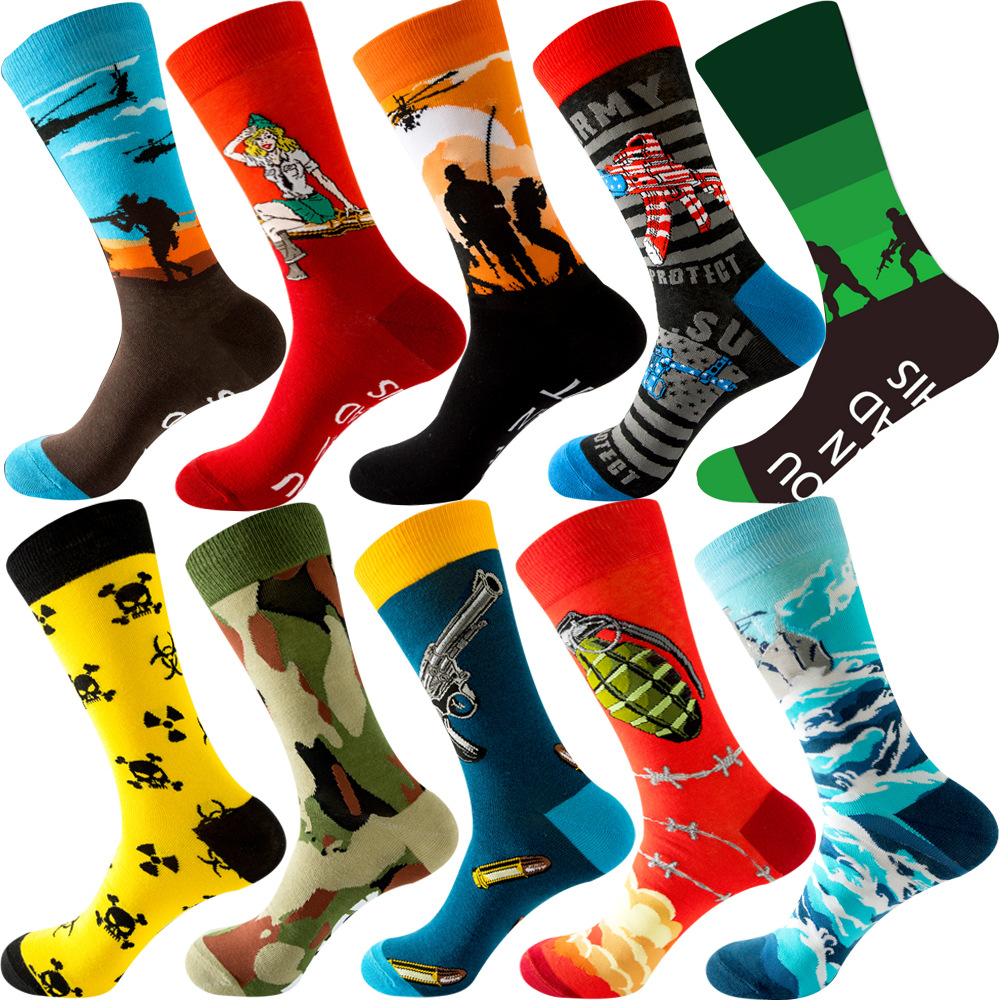 Cotton Crew Sock Pack - 【10 Pair】Lot Pack Men Women Couples