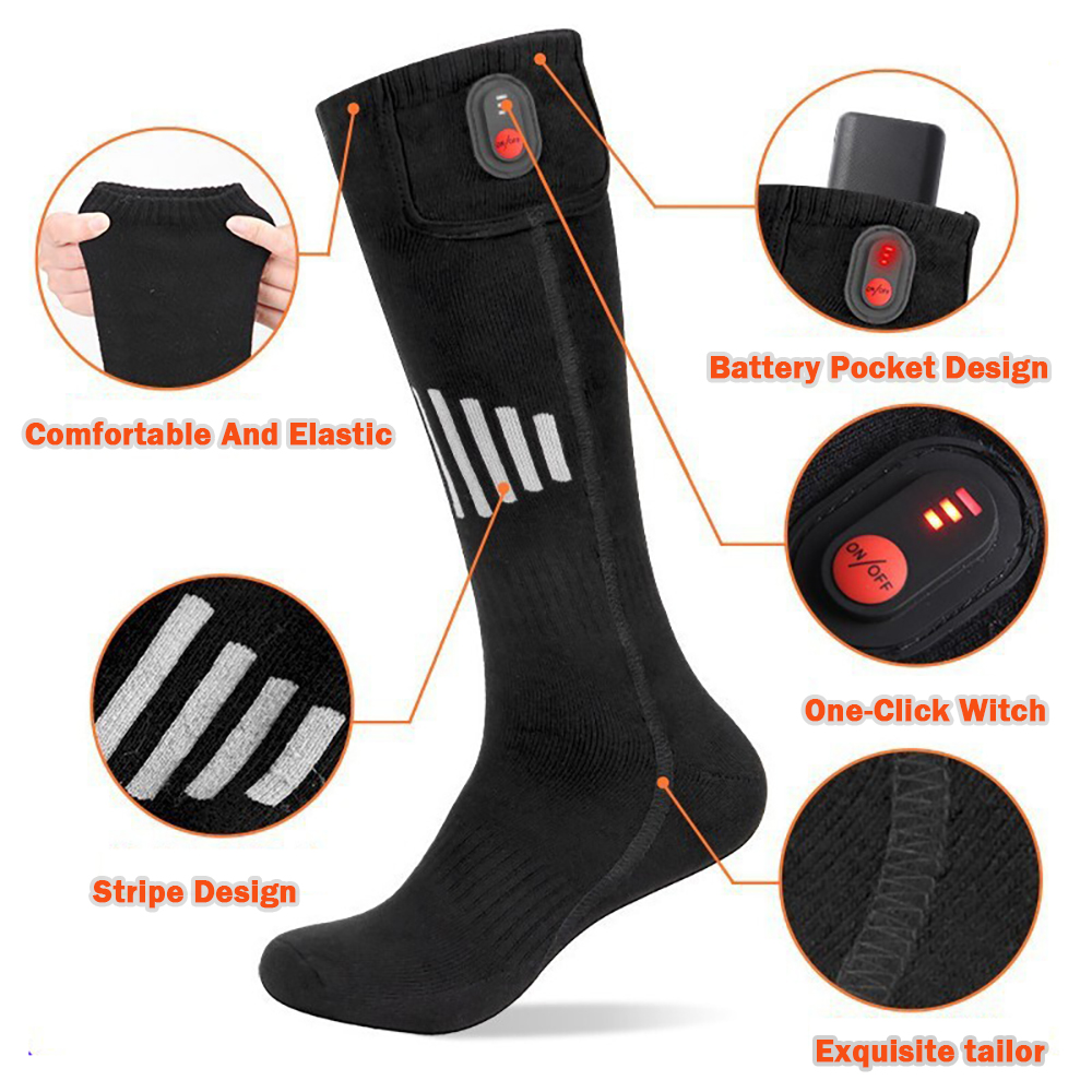 Winter Heated Socks With Batte - đánh giá và giá Thermal Sock Winter