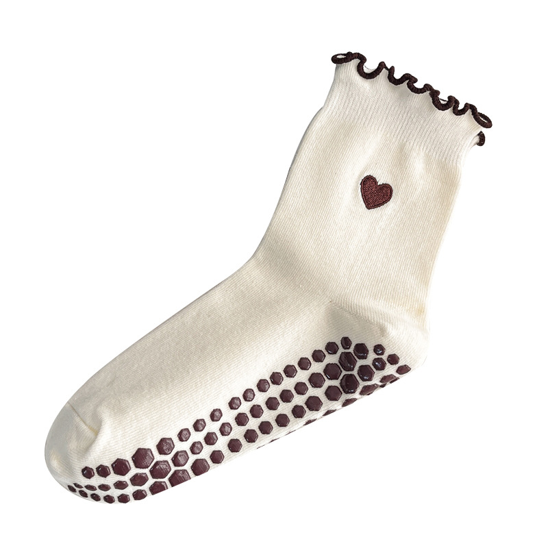 Yoga Socks Women Cotton Heart  - đánh giá và giá Grip Sock Yoga