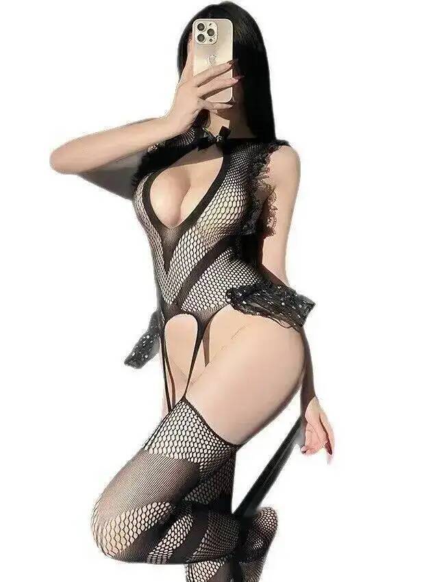 Sexy Lace Trim Fishing Net Bod - đánh giá và giá Fishnet Stocking Women