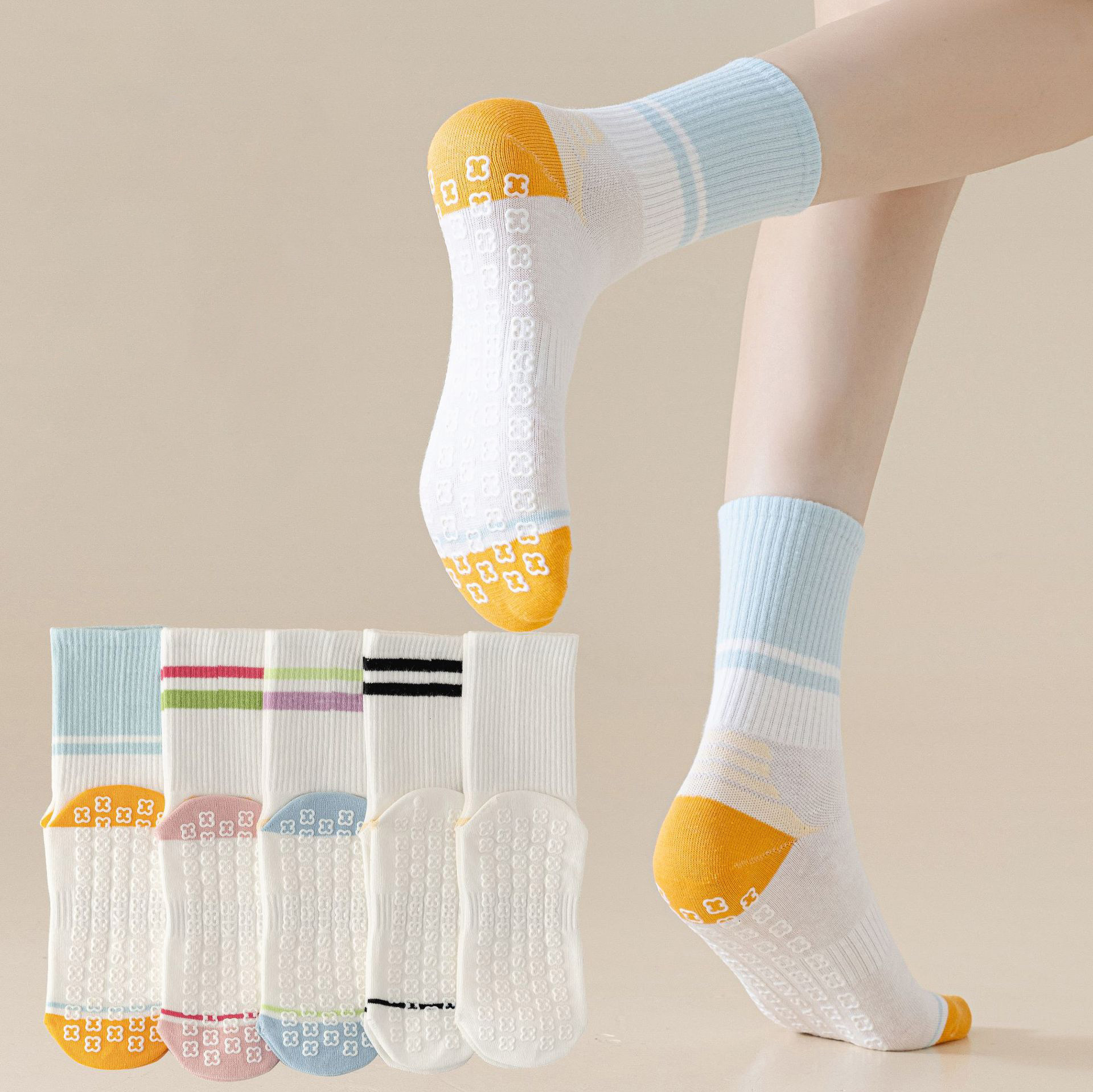2pairs Non-Slip Grip Sock Slip - đánh giá và giá Grip Sock Yoga