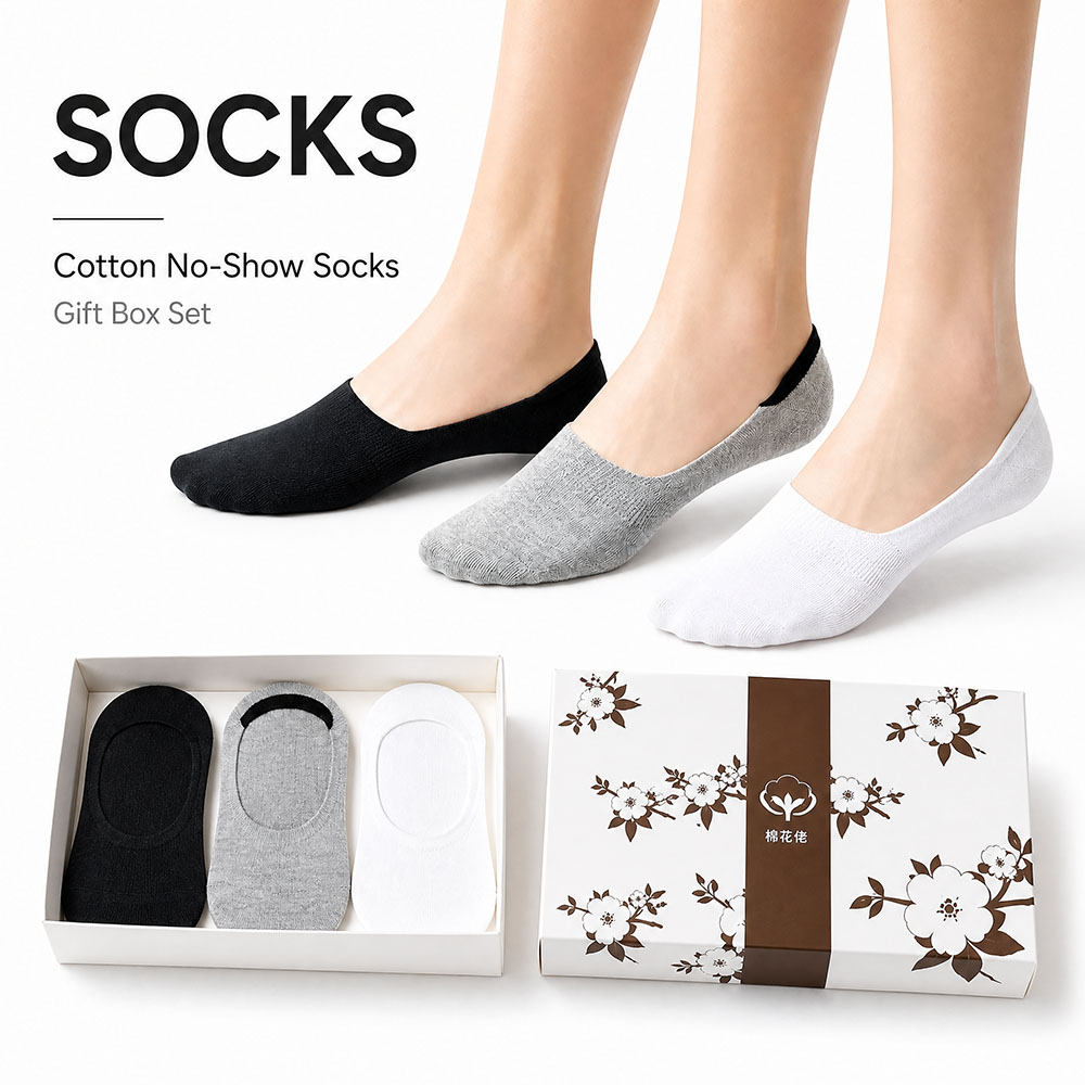 6 Pairs Unisex Cotton No Show  - đánh giá và giá Invisibility Sock Loafer