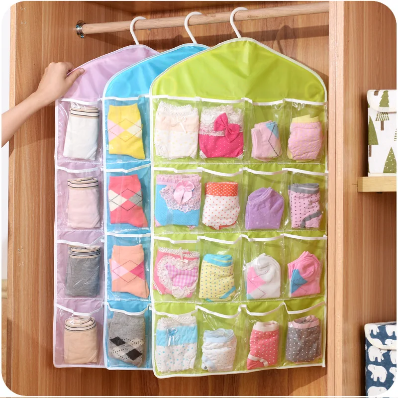 Hot 16Pockets WardrobePockets  - đánh giá và giá Sock Organizer Tray