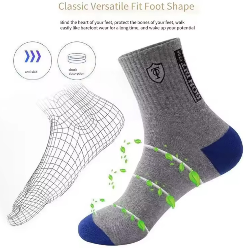 Men's 5/10-Pack Premium Therma - đánh giá và giá Cotton Crew Sock Pack