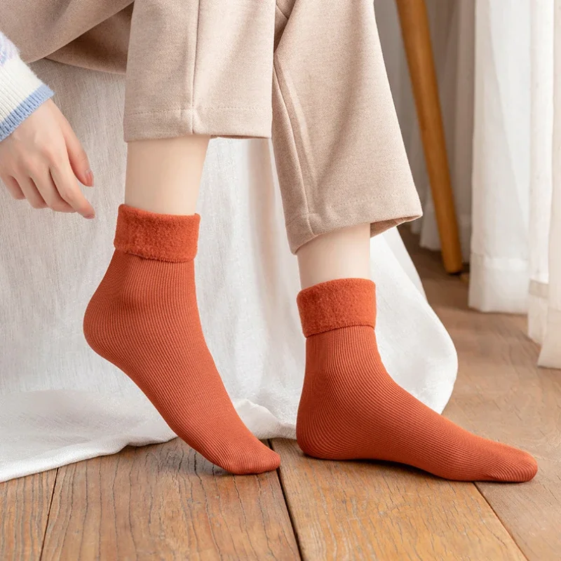 1-4Pairs  Warm Fleece Lined Mi - đánh giá và giá Boot Sock Slouchy