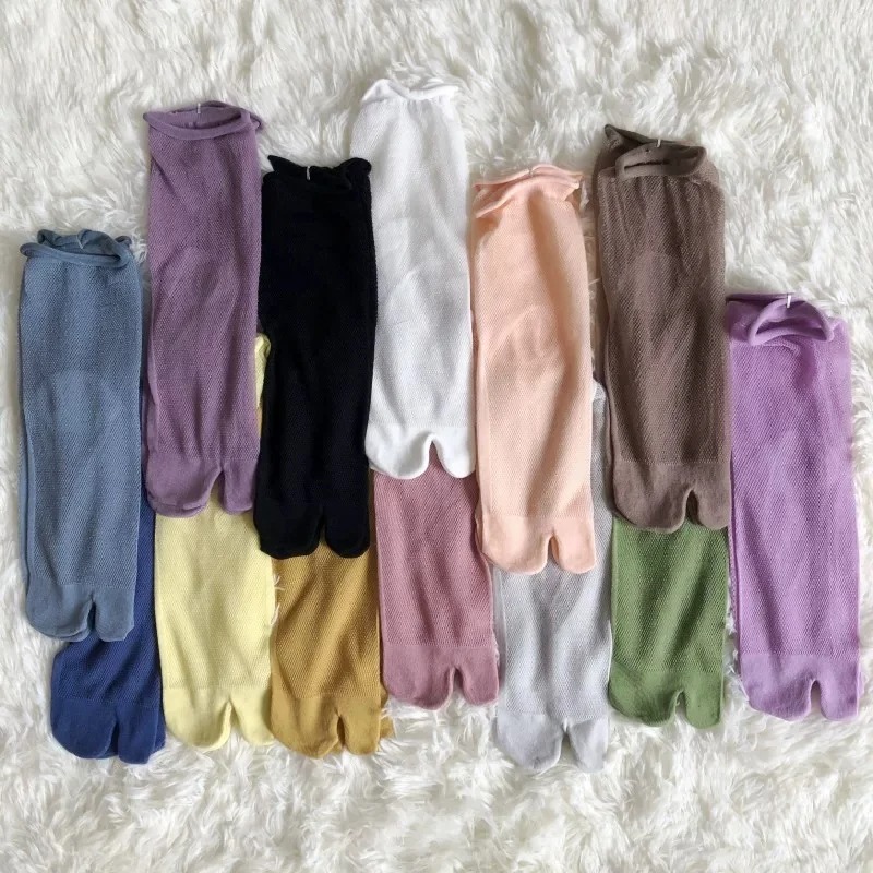 White Split Toe Socks for Wome - đánh giá và giá Toe Sock Split