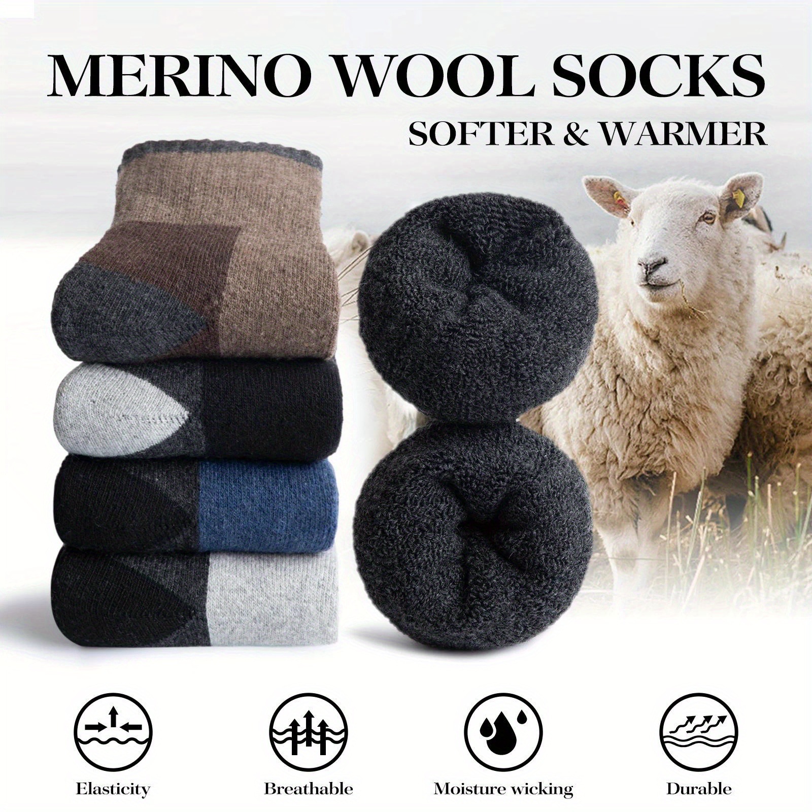 Winter Merino Wool Socks Thick - đánh giá và giá Thermal Sock Winter