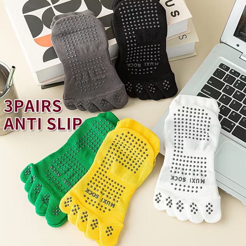 Men's 3-Pair Toe Socks Anti-Sl - đánh giá và giá Toe Sock Split
