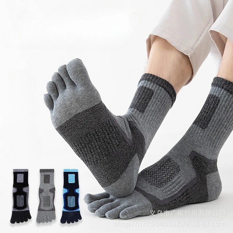 3 Pairs Men Sports Five Finger - đánh giá và giá Toe Sock Split