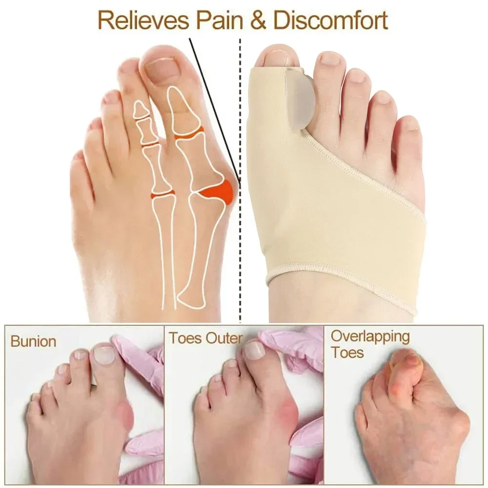 1/2Pair Toe Separator Hallux V - đánh giá và giá Ankle Brace Sock