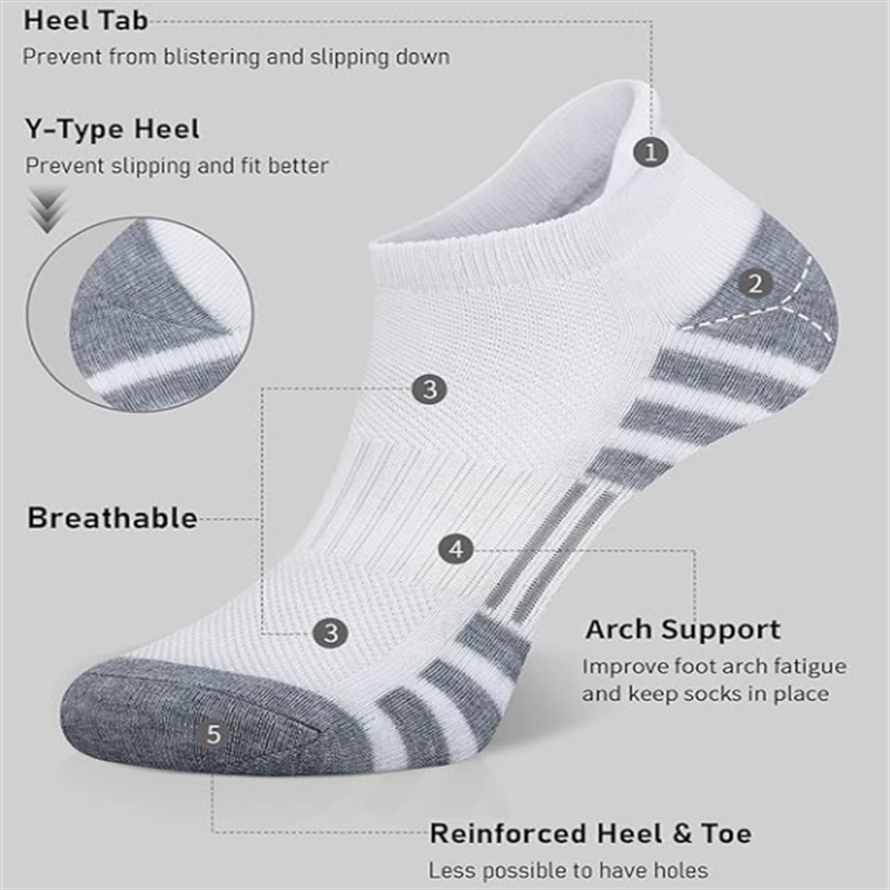 6/24 Pairs Cushioned Breathabl - đánh giá và giá Athletic Sock Cushion