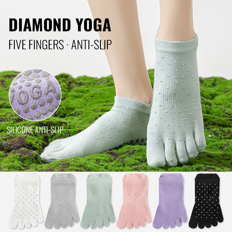 MiiOW Non-Slip Grip Pilates So - đánh giá và giá Toe Sock Split