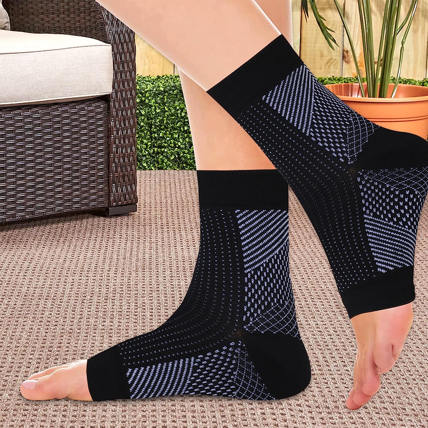1Pair Ankle Brace Compression  - đánh giá và giá Ankle Brace Sock