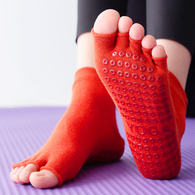 Yoga Socks Half Toe Anti-Slip  - đánh giá và giá Grip Sock Yoga