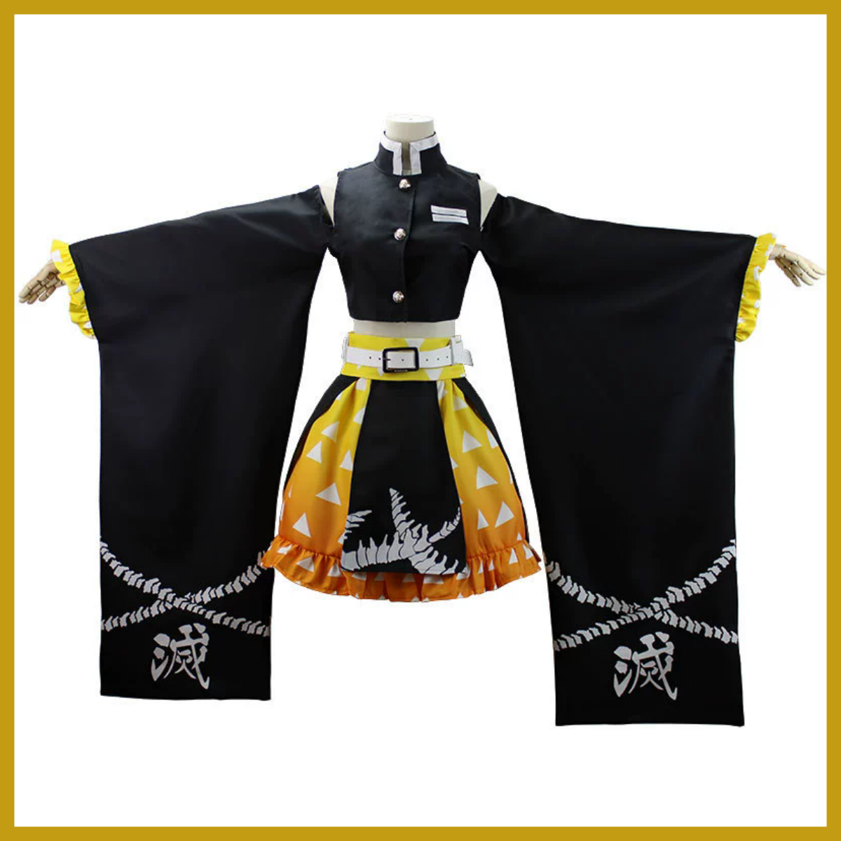 Anime Agatsuma Zenitsu Cosplay - đánh giá và giá Dress Sock Men