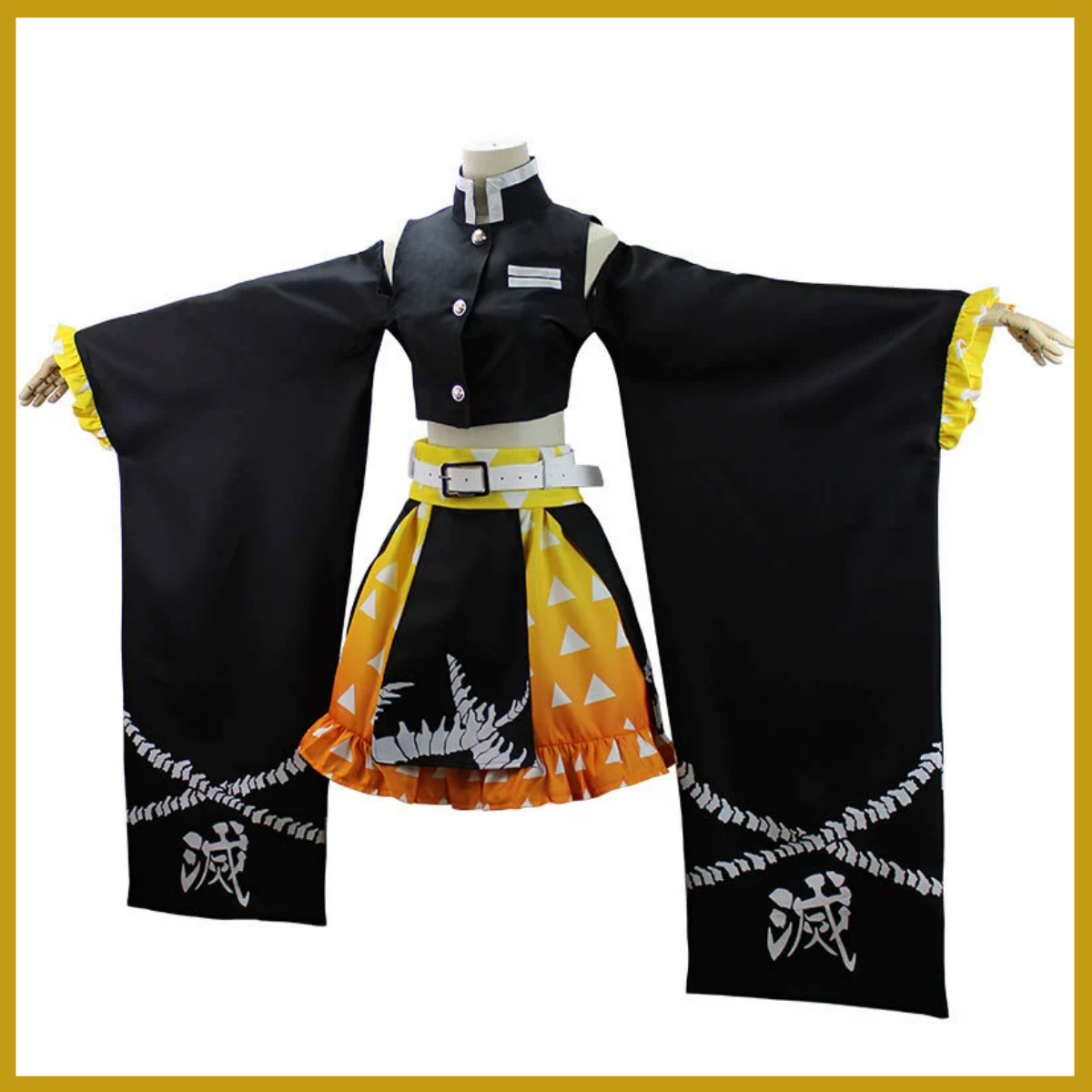 Anime Agatsuma Zenitsu Cosplay - đánh giá và giá Dress Sock Men
