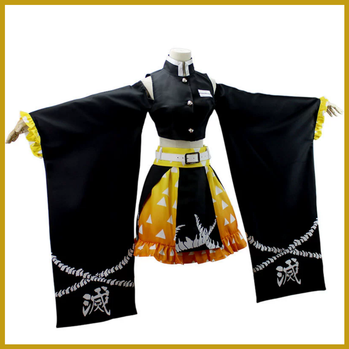 Anime Agatsuma Zenitsu Cosplay - đánh giá và giá Dress Sock Men