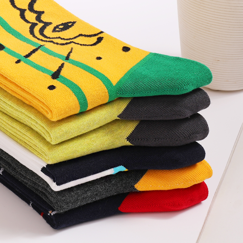 5Pairs Mens Fun Dress Socks, P - đánh giá và giá Cotton Crew Sock Pack