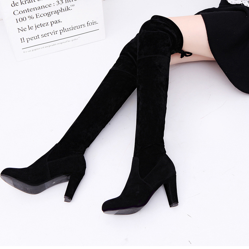 Women's Boots Stretch Fabric O - đánh giá và giá Knee High Sock Women