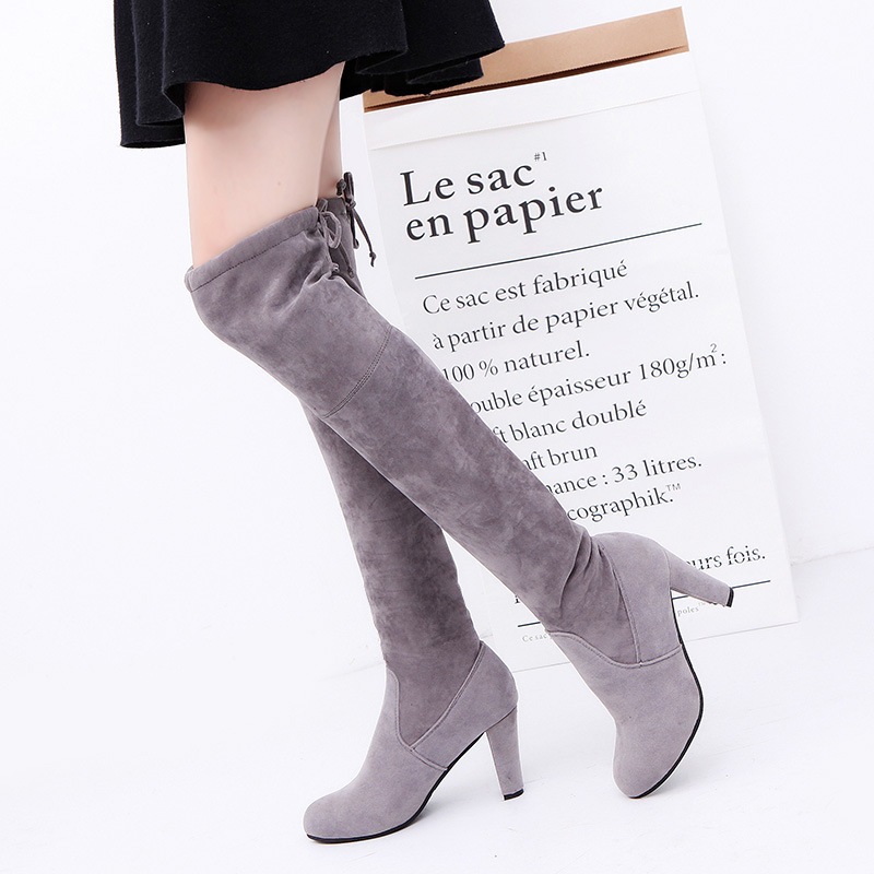 Women's Boots Stretch Fabric O - đánh giá và giá Knee High Sock Women