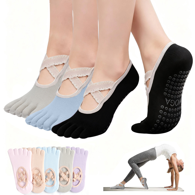 Ladies Non-Slip Pilates Socks  - đánh giá và giá Grip Sock Yoga