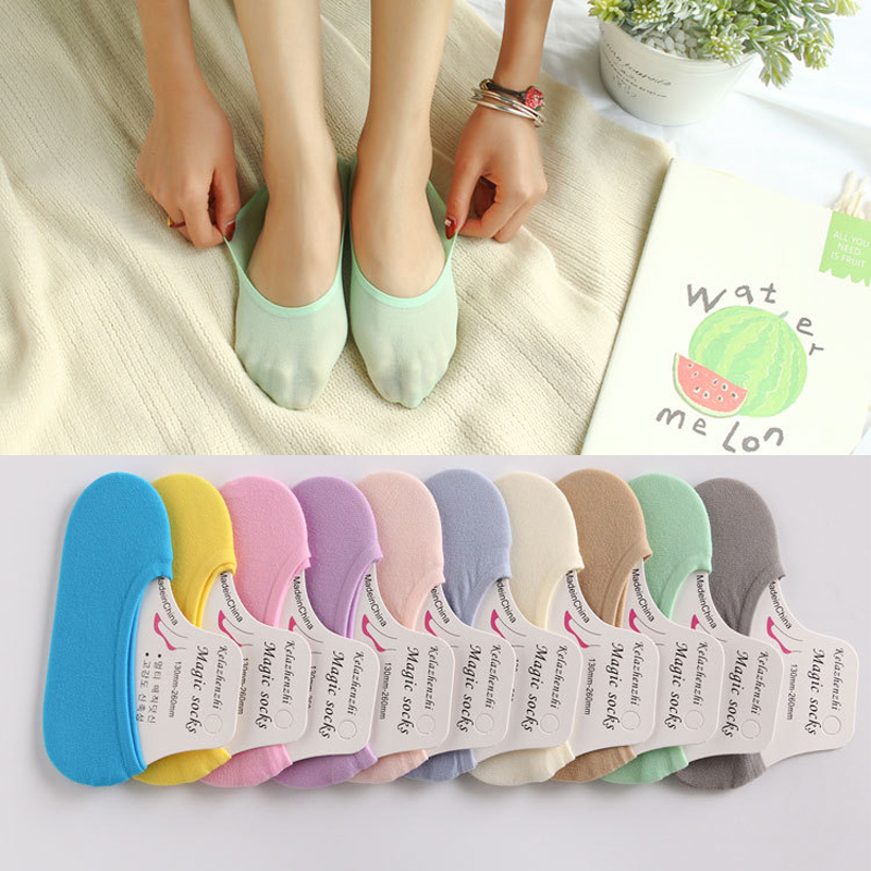 Summer Thin Colorful Girl Invi - đánh giá và giá Invisibility Sock Loafer