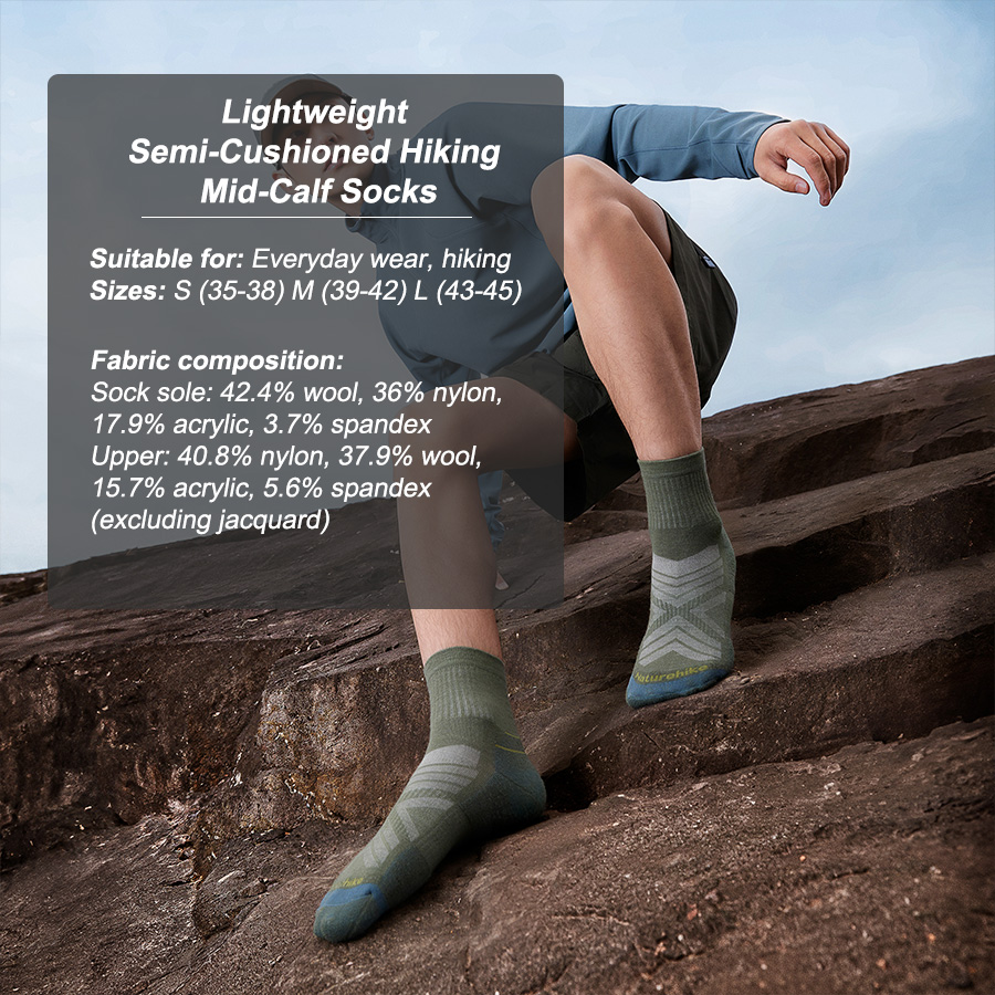 Naturehike Sport Socks Man Soc - đánh giá và giá Wool Hiking Sock