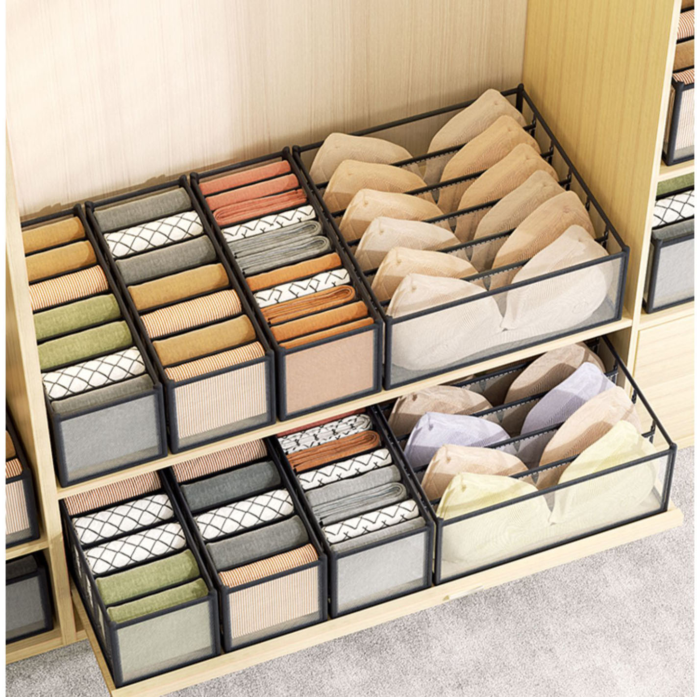 Quần Lót Hộp Lưu Trữ Nhà Tủ Qu - đánh giá và giá Sock Organizer Tray