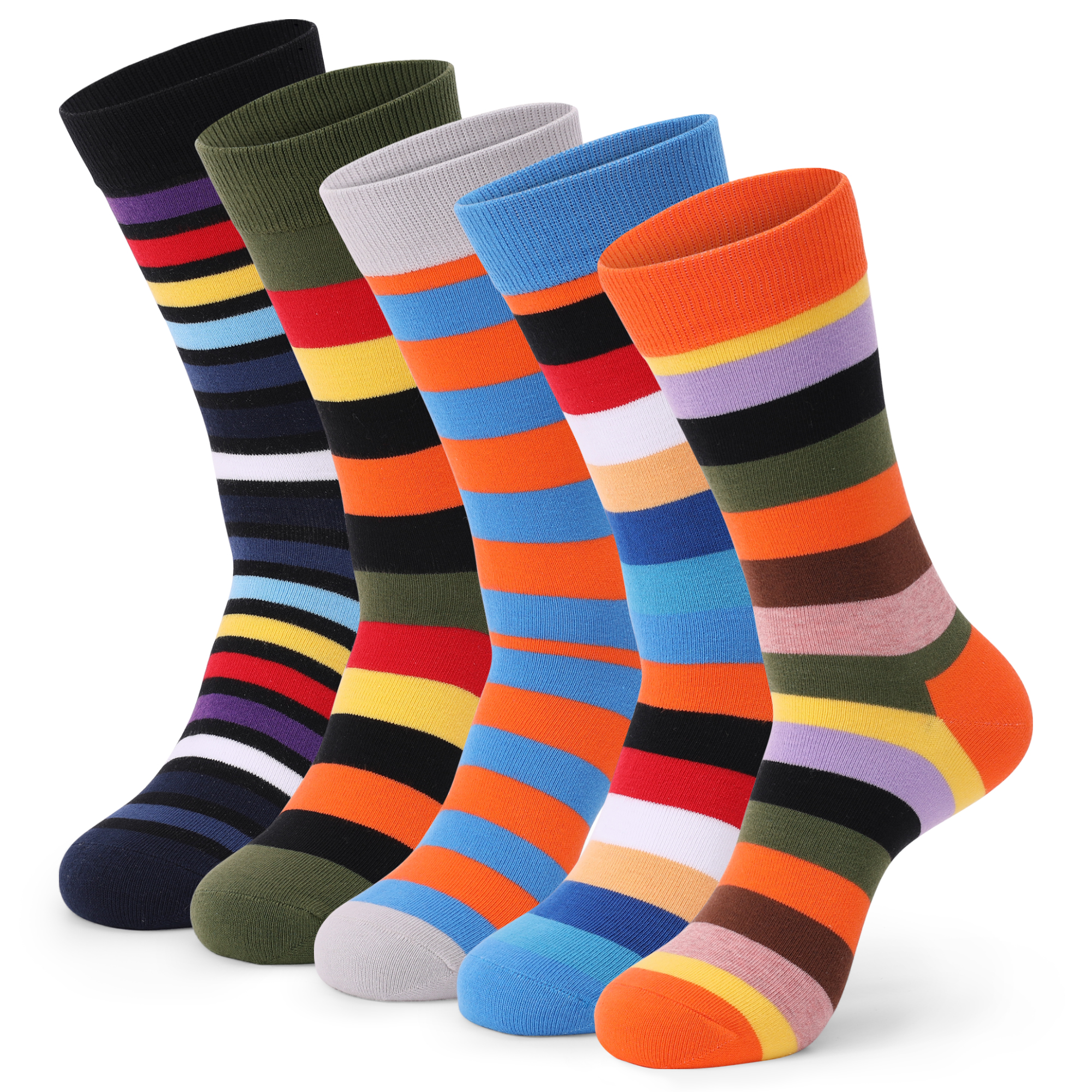 5Pairs Mens Fun Dress Socks, P - đánh giá và giá Cotton Crew Sock Pack