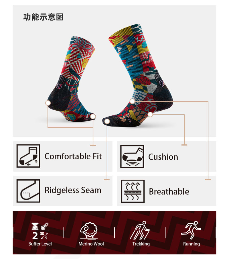 ZEALWOOD Merino Wool Running S - đánh giá và giá Wool Hiking Sock