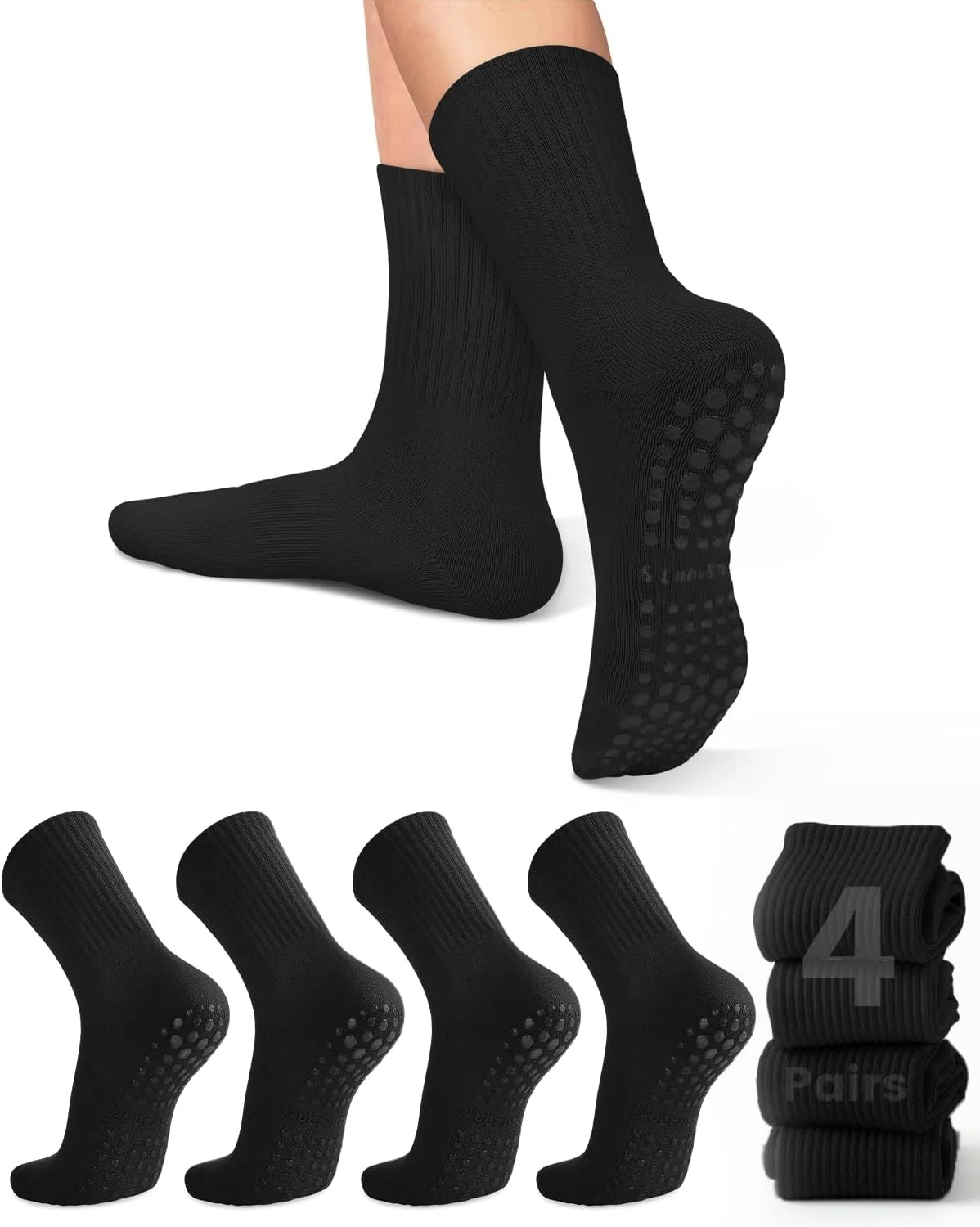 4 pairs of women's yoga socks, - đánh giá và giá Grip Sock Yoga