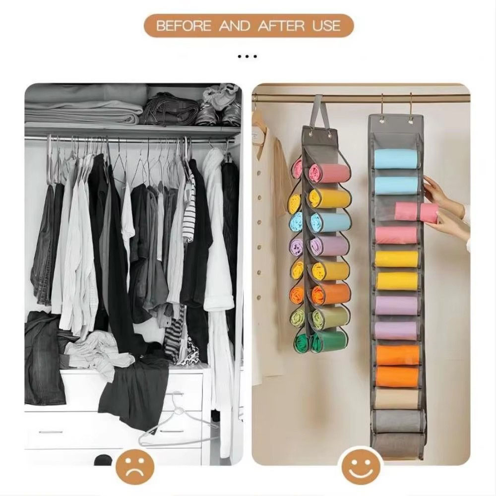 1PC Storage Bag Clothes Compar - đánh giá và giá Sock Organizer Tray