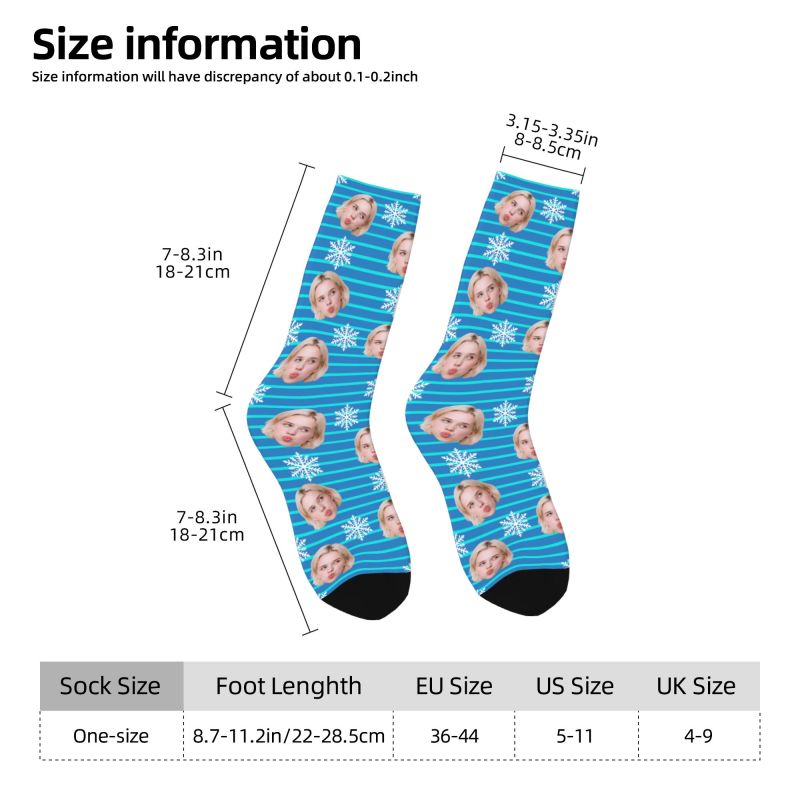 Christmas Face Photo Personali - đánh giá và giá Dress Sock Men