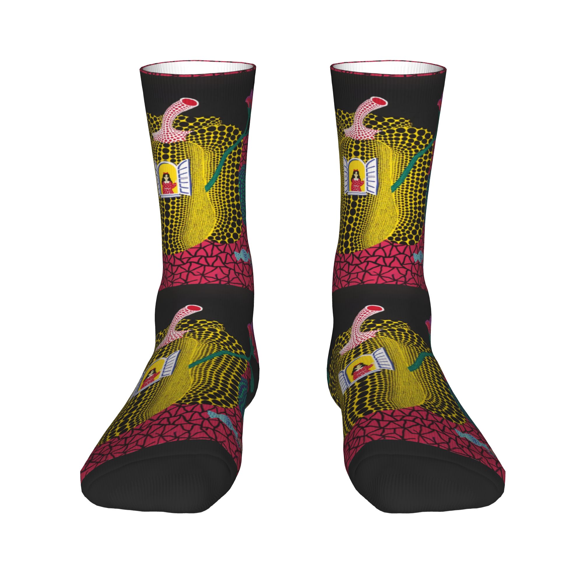 Custom Yayoi Kusama Abstract P - đánh giá và giá Dress Sock Men