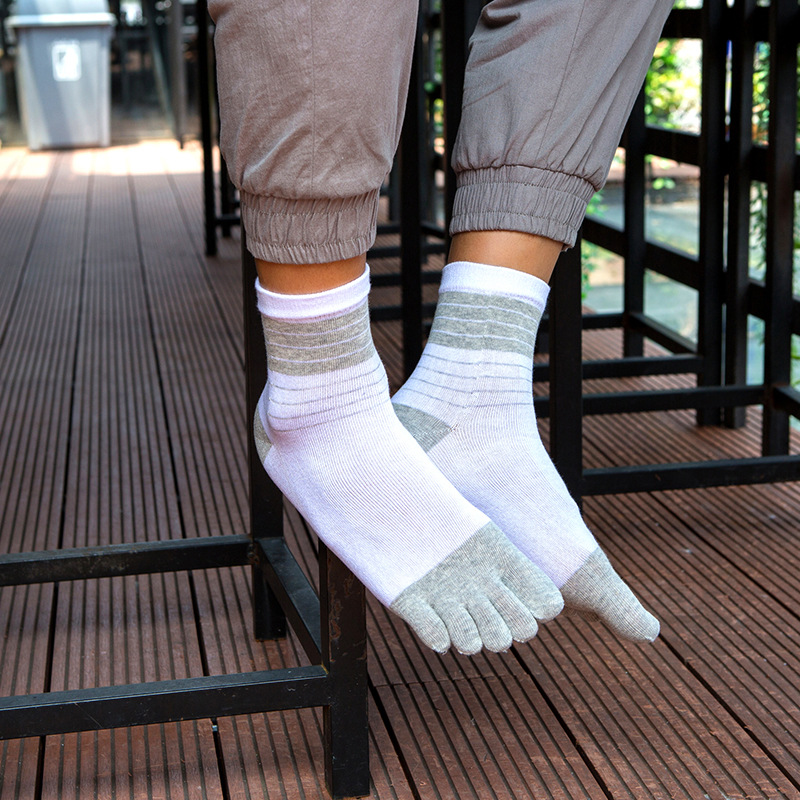 3/5 Pairs Men Five Toe Crew So - đánh giá và giá Toe Sock Split