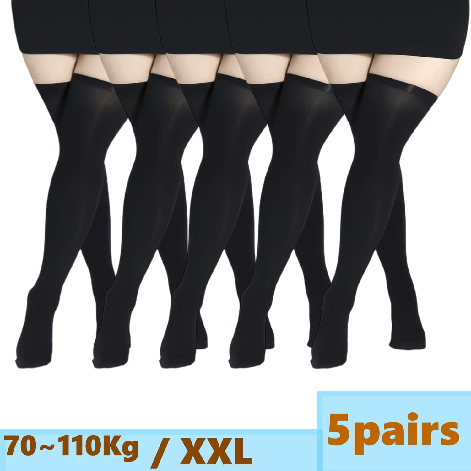 Woman Plus Size Lace Thigh Hig - đánh giá và giá Thigh High Sock Stay Up