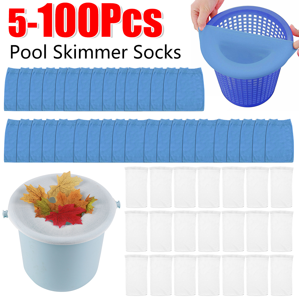 100-5PCS Pool Skimmer Socks El - đánh giá và giá Sock Organizer Tray