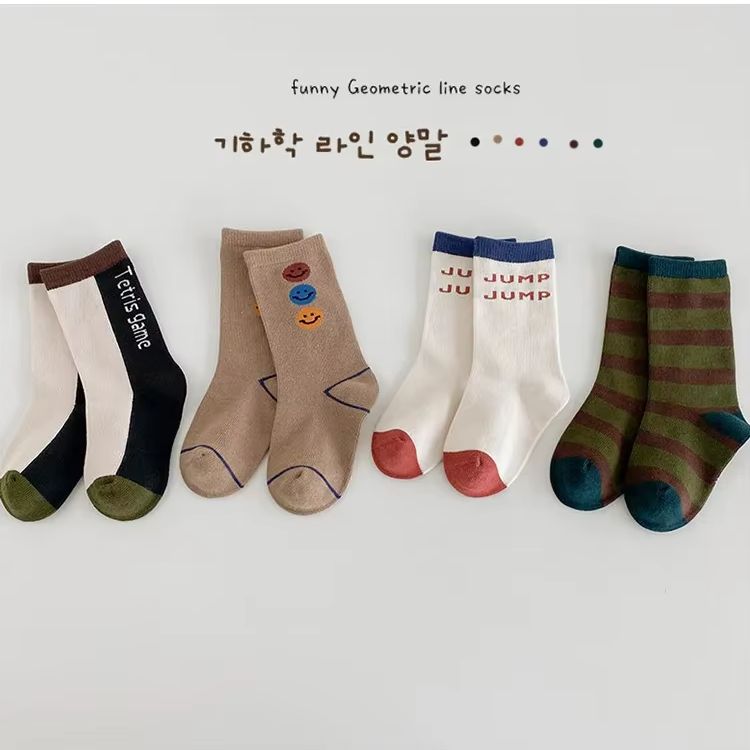 3-12T  Boys Socks Spring Fashi - đánh giá và giá Cotton Crew Sock Pack