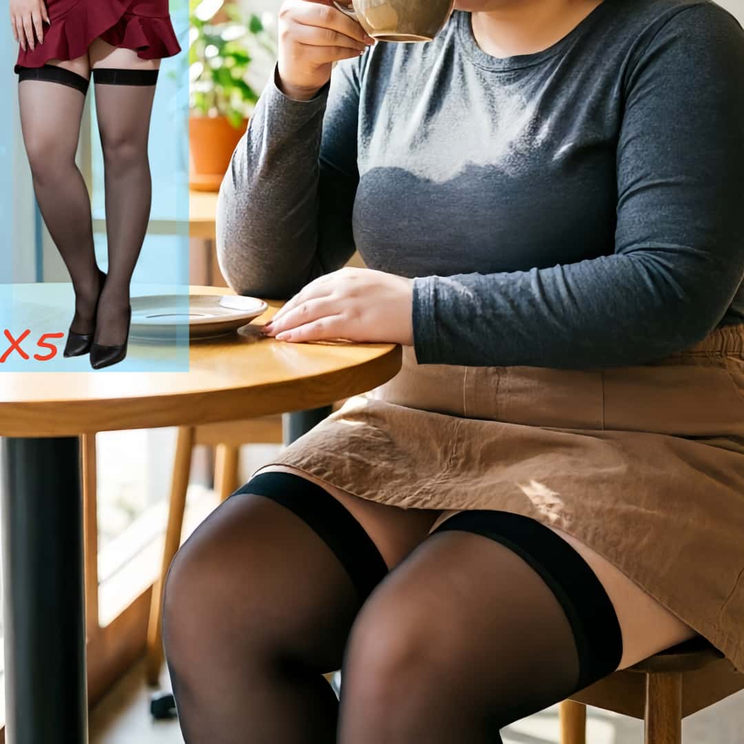 5pairs Plus Size Lace Top Thig - đánh giá và giá Thigh High Sock Stay Up
