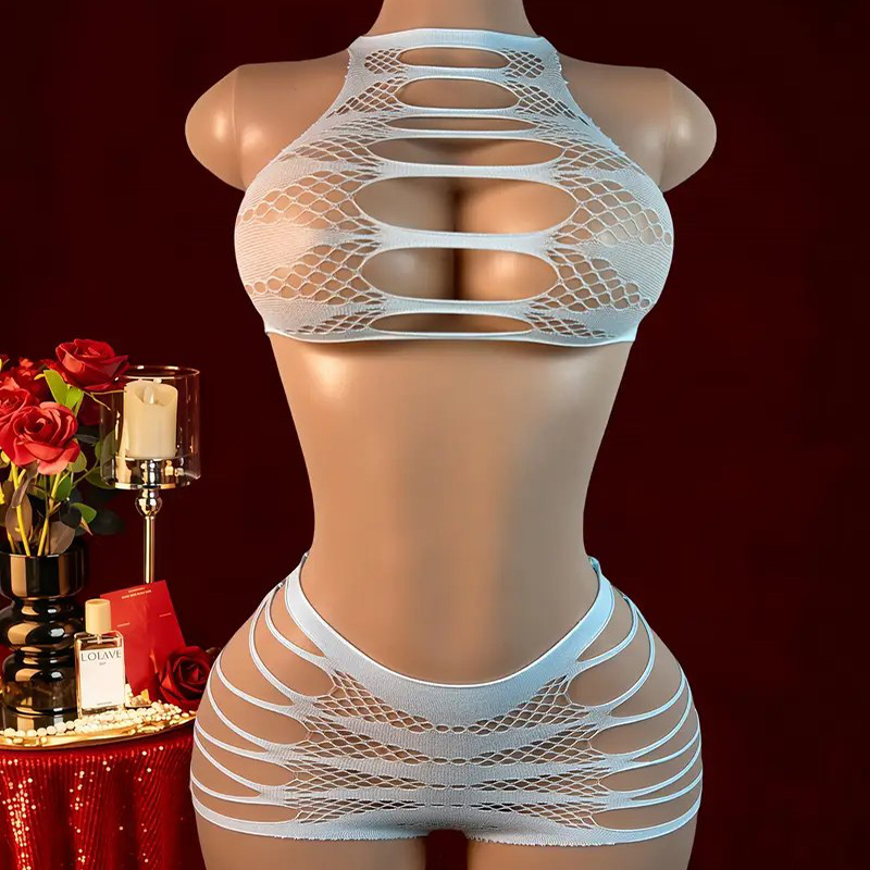 Sexy Lingerie +Panties Hollow  - đánh giá và giá Fishnet Stocking Women